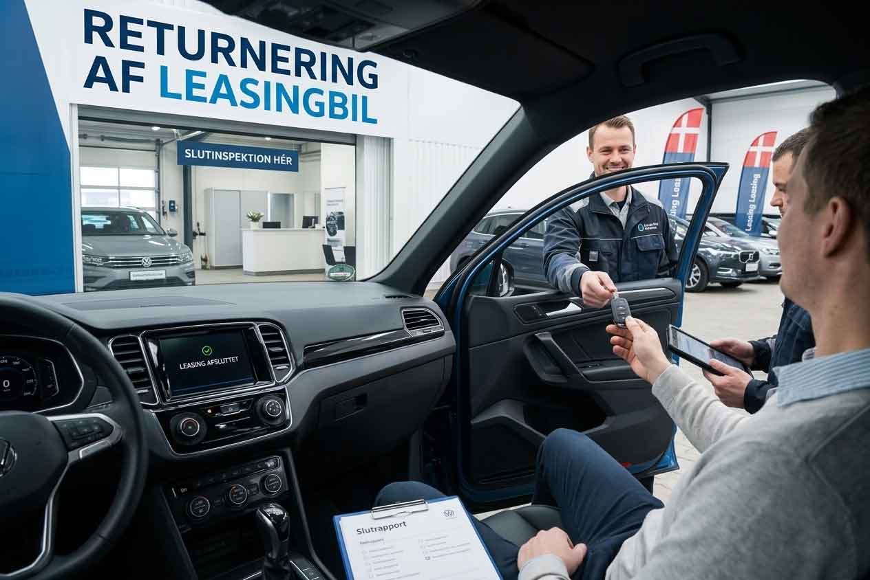 Leasingbil klargjort til aflevering hos WashMax