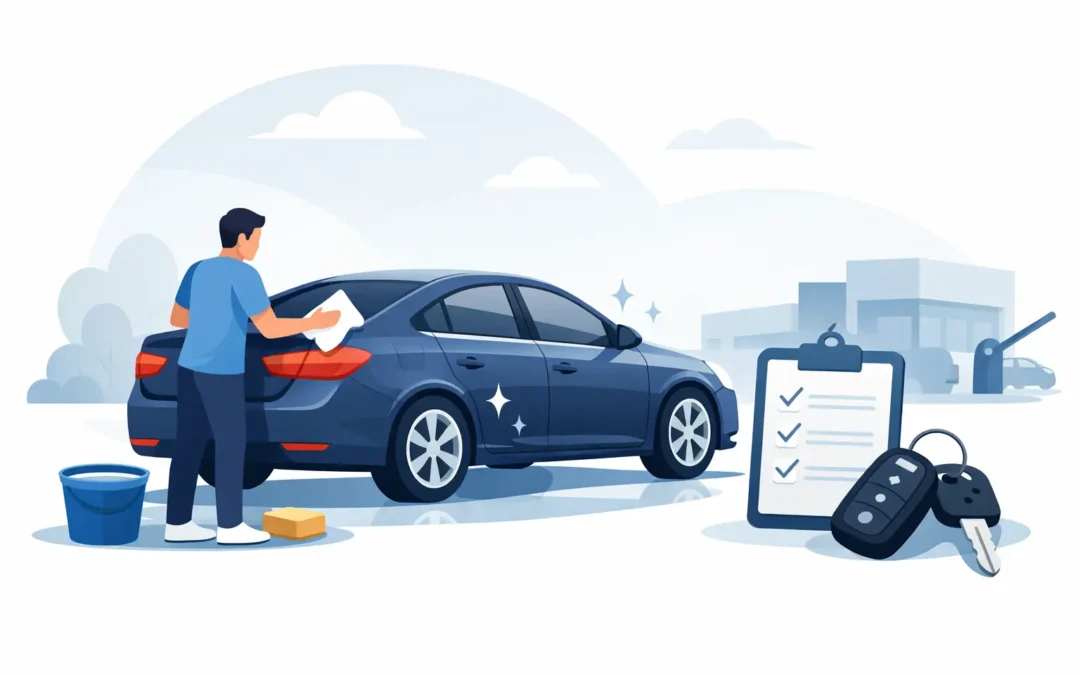 Lease cleaning før aflevering af din bil