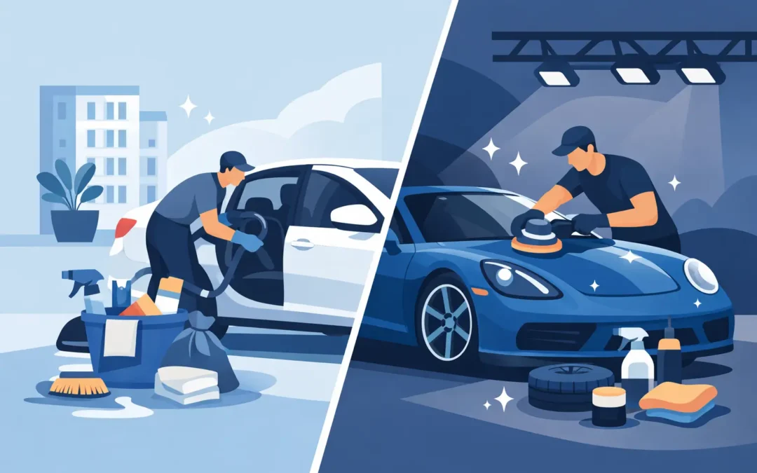 Lease cleaning versus standard detailing - hvad vælger du?