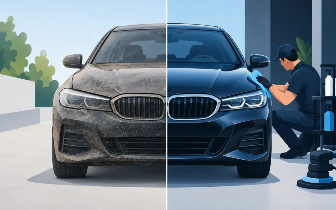 Mobile Detailing Before After: Se Forskellen