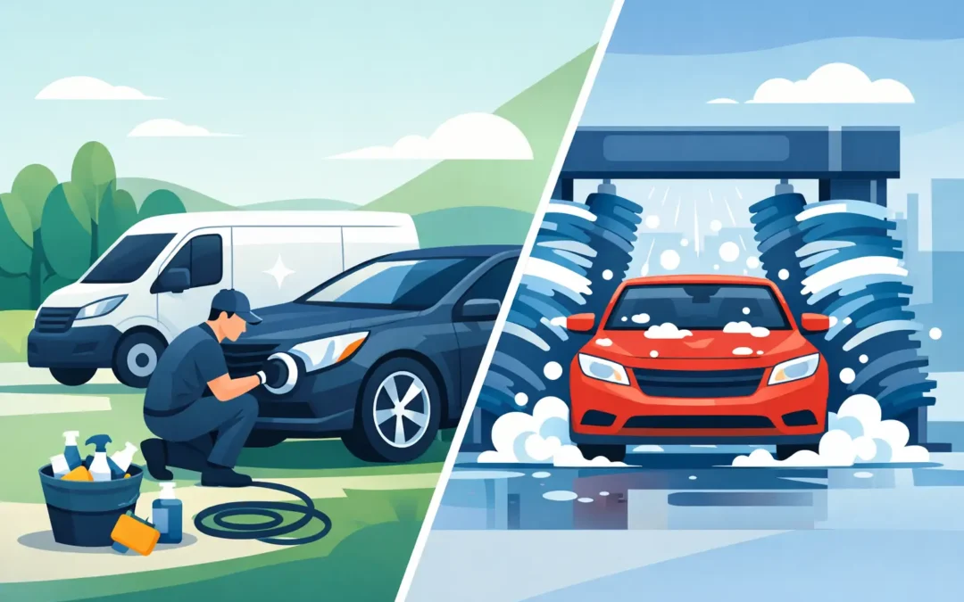 Mobile detailing versus car wash: Hvad passer til din bil?