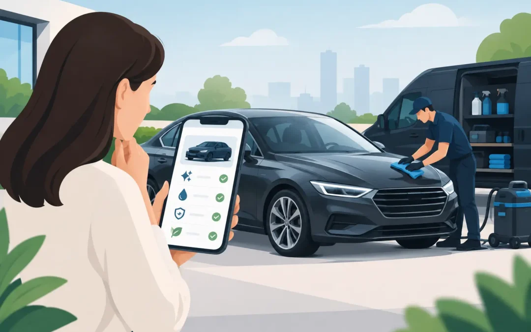 Vurdering af mobil bilpleje før du booker