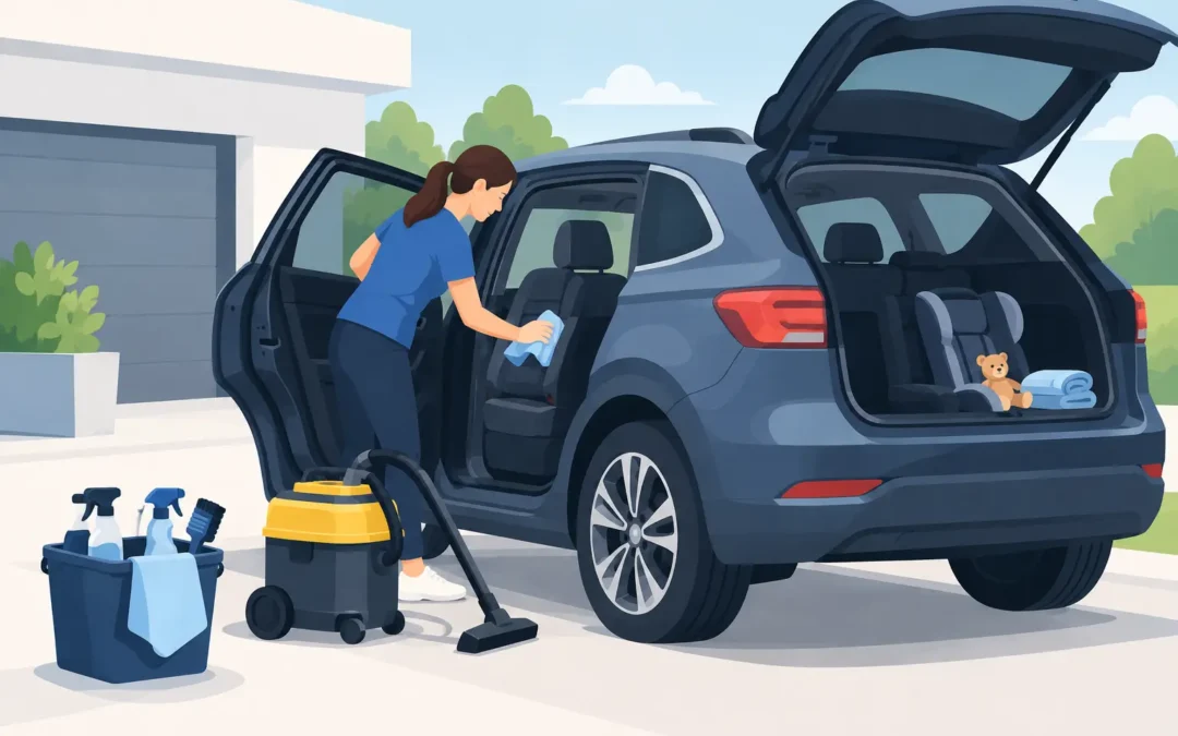 De bedste rengøringsservices til familiebilen
